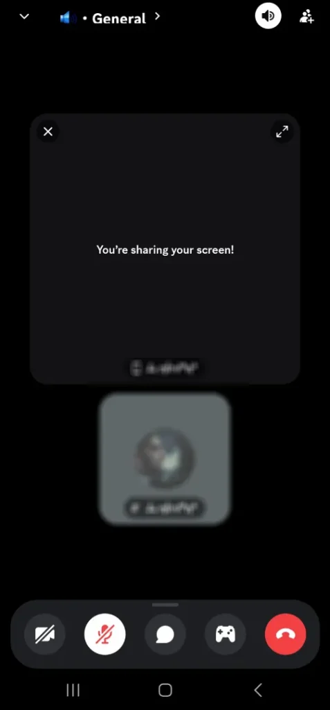 مراحل Screen Share دیسکورد در نسخه موبایل