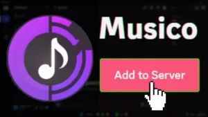 اضافه کردن بات Musico به سرور دیسکورد