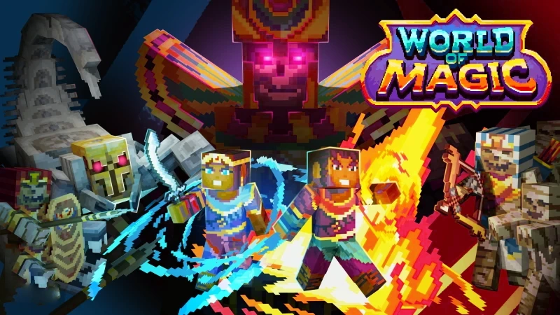 Magic World (گیم مود جادویی ماینکرافت)