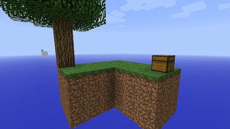 SkyBlock Mod (گیم مود جزیره در آسمان ماینکرافت)